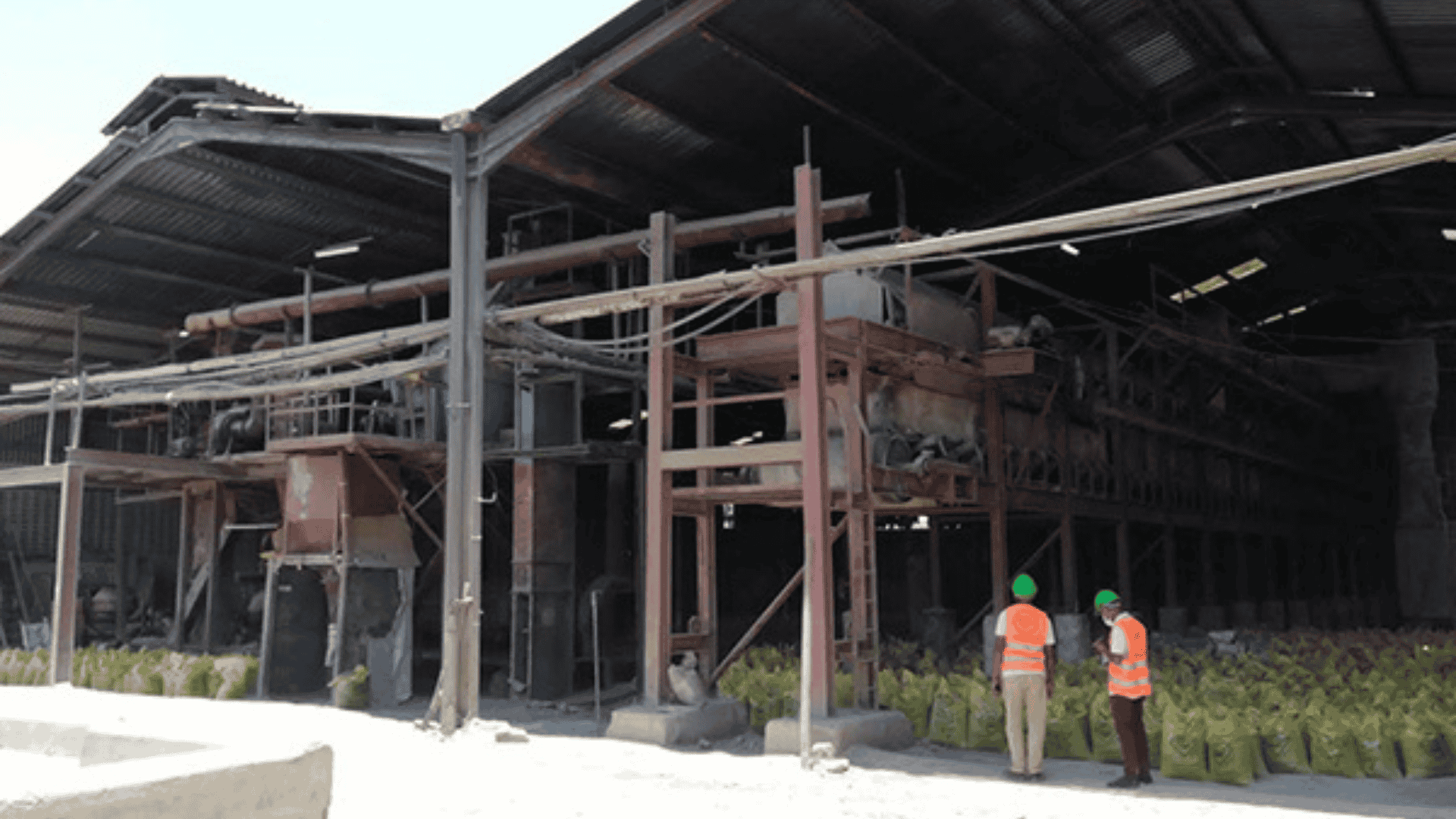 Renovations of gowns at Kell Chemicals, Thika